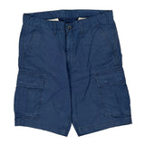 Levis Cargo Shorts - 34W 10L Blue Cotton