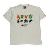 Fort Lauderdale Arvo Florida 1997 Oneita Graphic T-Shirt - Large White Cotton