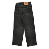 Age 9 Levis Slim Jeans - Medium Black Cotton