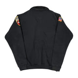 Fire Department Game 1/4 Zip - Large Black Polyester