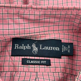 Ralph Lauren Checked Shirt - XL Pink Cotton