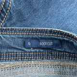 Seven Boot Cut Jeans - 32W UK 10 Blue Cotton