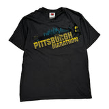 Pittsburgh Marathon Nike Graphic T-Shirt - Large Black Cotton