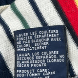 Tommy Hilfiger Striped Polo Shirt - Small Multicoloured Cotton