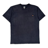 Dickies T-Shirt - Large Black Cotton