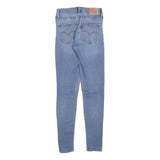 LEVI'S Womens Jeans Blue Slim Skinny Denim Medium W25 L30 Stylish Cotton Blend