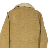 WIMAN Womens Beige Coat L Cotton Blend Plain Button Winter Fashion