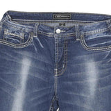 CATO Womens Denim Blue Shorts XL W32 Casual Cotton Blend Classic Fit
