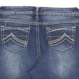 CATO Womens Denim Blue Shorts XL W32 Casual Cotton Blend Classic Fit