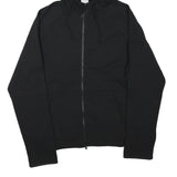NIKE Mens Black Full Zip Hoodie M Cotton Blend Casual Sportswear