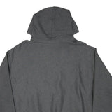 CHAMPION Mens Grey Hoodie 2XL Embroidered Greek Letters Pullover Sweatshirt