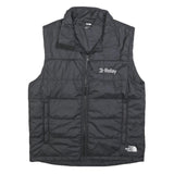 THE NORTH FACE Mens Black Relay Quilted Jacket M Polyester Zip Pocket Outdoor
