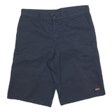 DICKIES Mens Shorts Navy Blue Casual L W34 Workwear Cotton Blend