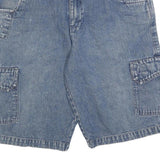 HANG TEN Mens Cargo Blue Shorts L W36 Cotton Blend Casual Pockets