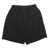 NBA Mens Black Golden State Warriors Casual Shorts L W28 Sports Logo