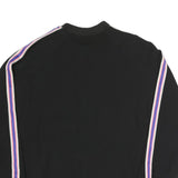 ZARA Womens Black Jacket L Polyester Blend Plain Zip Bomber Style Casual