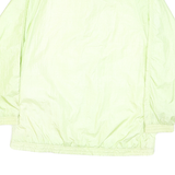 TUDER COURT Womens Pale Green Nylon Button Jacket L Lightweight Plain