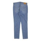 LEVI'S 711 Womens Slim Blue Denim Medium W28 L28 Slim Fit Zip Jeans