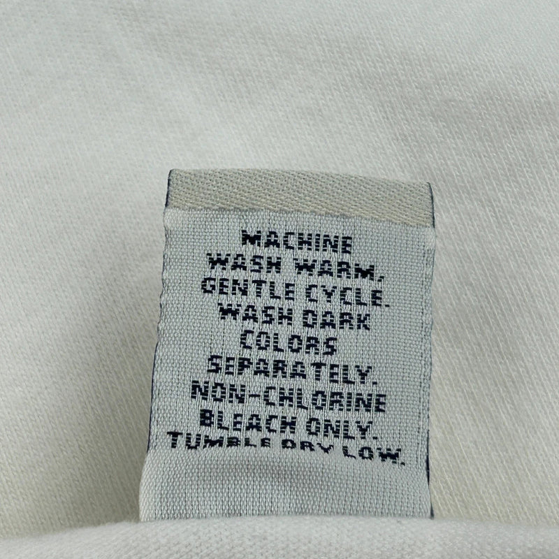 Gap Single Stitch T-Shirt - Large White Cotton