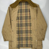 Burberry London Checked Jacket - XL Beige Polyester