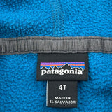 Age 4 Patagonia Fleece - XS Blue Polyester