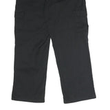 DICKIES Mens Polyester Blend Black Regular Cargo Trousers W34 L30 Utility