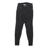 FELIX BUHLER Womens Jeans Black Slim Skinny Denim W24 L27 Stylish Zip Closure