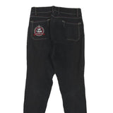 FELIX BUHLER Womens Jeans Black Slim Skinny Denim W24 L27 Stylish Zip Closure