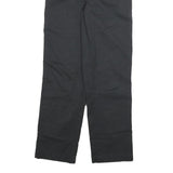 DICKIES Mens Regular Fit Black Cotton Blend Zip Trousers W28 L29 Workwear