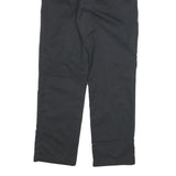 DICKIES Mens Regular Fit Black Cotton Blend Zip Trousers W28 L29 Workwear
