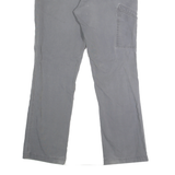 CARHARTT Mens Cotton Blend Grey Relaxed Straight Trousers W32 L32 Workwear