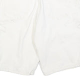 JH BREAKERS Mens White Casual Cotton Blend Shorts M W32 Comfortable Fit