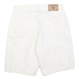 JH BREAKERS Mens White Casual Cotton Blend Shorts M W32 Comfortable Fit