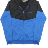 CARHARTT Mens Black & Blue Zip Up Hooded Jacket XS Polyester Casual Activewear