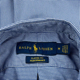 Ralph Lauren Checked Shirt - Medium Blue Cotton