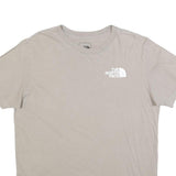 THE NORTH FACE Mens Beige Cotton Blend Graphic T-Shirt L Short Sleeve Crew Neck