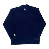 Carolina Starter College Long Sleeve T-Shirt - Large Navy Cotton