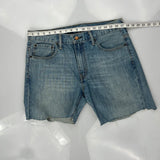 Levis Denim Shorts - 34W 10L Blue Denim
