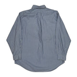 Ralph Lauren Striped Shirt - Large Blue Cotton