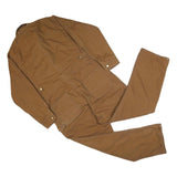 CARHARTT Mens Brown Workwear Cotton Blend Dungarees Loose L W44 L30 Utility