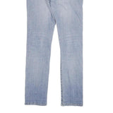 CARHARTT Mens Jeans Blue Slim Skinny Denim Light W31 L32 Zip Cotton Blend