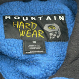Made In USA Mountain Hard Wear Fleece Jacket - Medium Blue Polyester