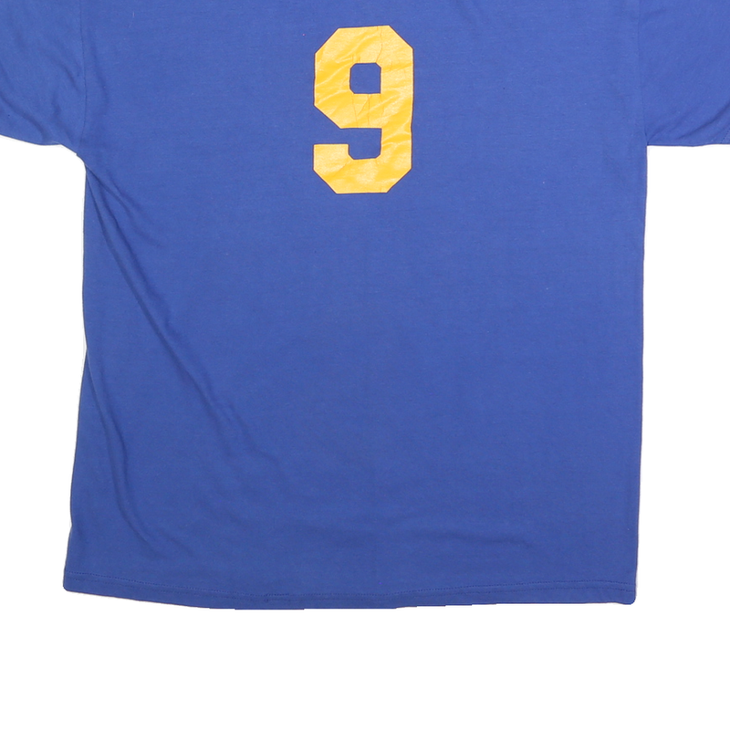 RUSSELL ATHLETIC Mens Blue Houston Chargers Graphic T-Shirt M Short Sleeve Crew