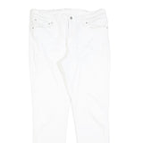 LEVI'S Womens Jeans White Slim Skinny Denim W32 L32 Cotton Blend Zip Closure