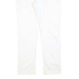 LEVI'S Womens Jeans White Slim Skinny Denim W32 L32 Cotton Blend Zip Closure