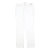 LEVI'S Womens Jeans White Slim Skinny Denim W32 L32 Cotton Blend Zip Closure