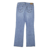 LEVI'S Womens Regular Fit Straight Leg Denim Light Blue Jeans W30 L31 Classic