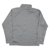 THE NORTH FACE Mens Grey Softshell Jacket L Polyester Blend Zip Outdoor Fitted