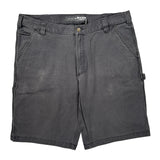 Carhartt Cargo Carpenter Shorts - 38W 11L Grey Cotton
