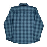 Carhartt Checked Flannel Shirt - XL Blue Cotton
